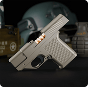 Cool Butane Pistol Torch Lighter - Metal Gold