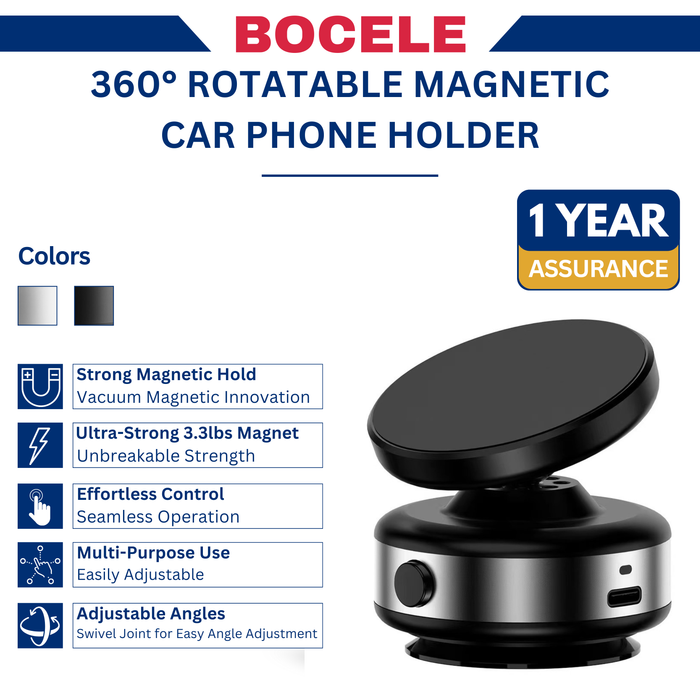 360° Rotatable Magnetic Car Phone Holder