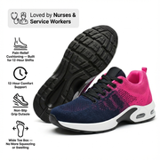 Maxtiz Pro 12-hour shift comfort shoes - Blue / Pink