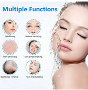 New 7 In 1 Smart Ice Blue Hydra oxyge Dermabrasion Facial Mahcine Skin Cleaning Skin Analyzer Dermabrasion Facial Aquafacial