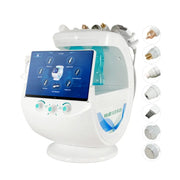New 7 In 1 Smart Ice Blue Hydra oxyge Dermabrasion Facial Mahcine Skin Cleaning Skin Analyzer Dermabrasion Facial Aquafacial