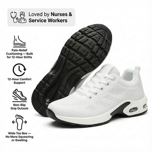 Maxtiz Pro 12-hour shift comfort shoes - White