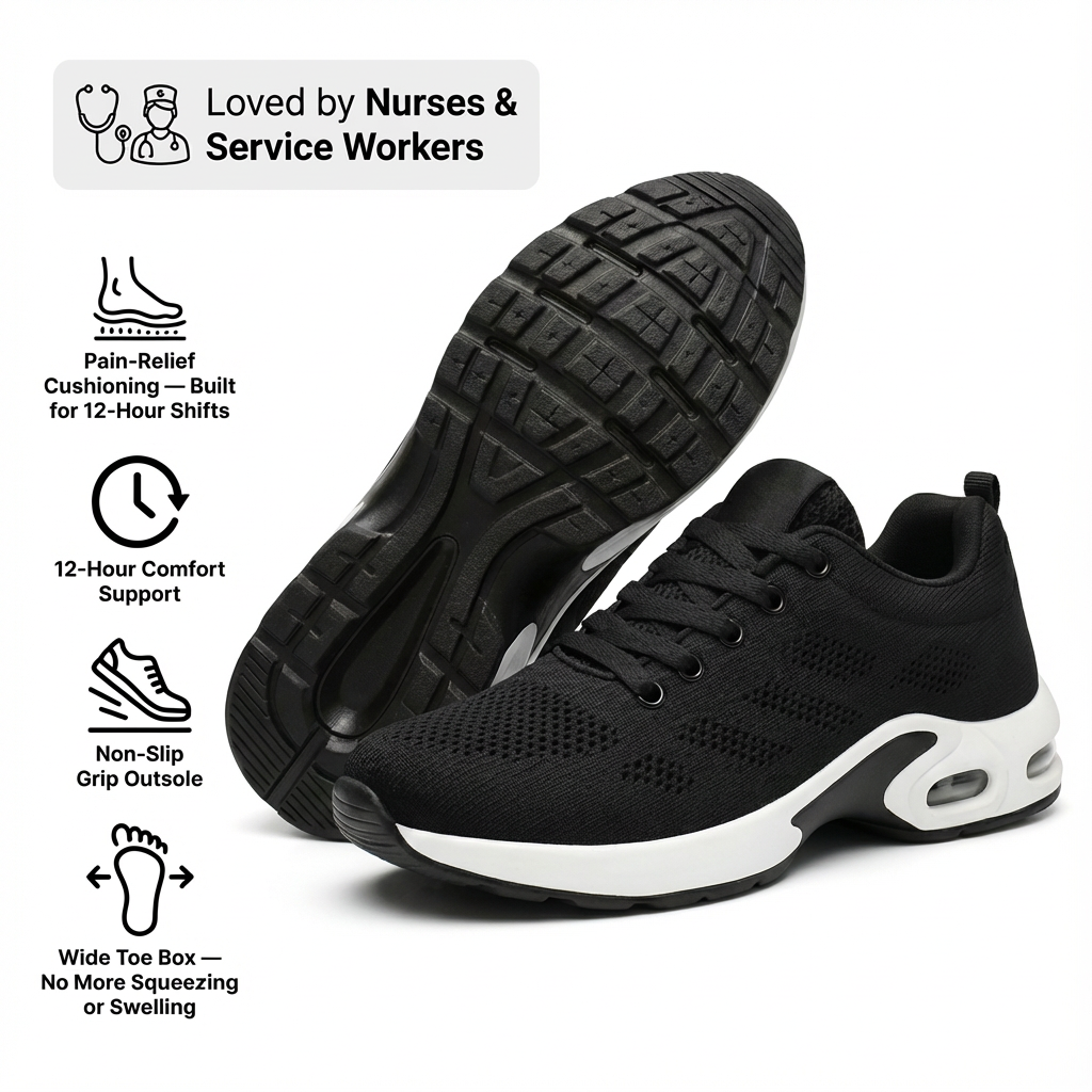 Maxtiz™ Pro — 12-Hour Shift Comfort Shoes