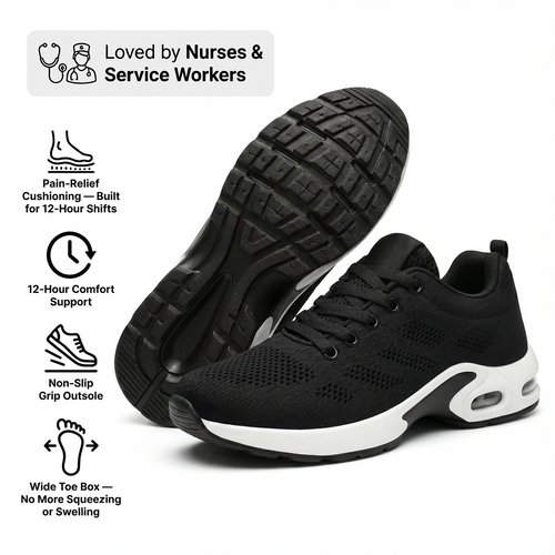 Maxtiz Pro 12-hour shift comfort shoes - Black