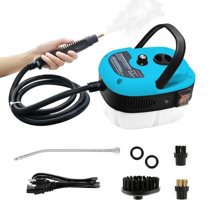 110V High Pressure Steam Cleaner With Multi Nozzles, Portable Handheld Steamer For Kitchen, Car, Bathroom Tile Grout Cleaning
