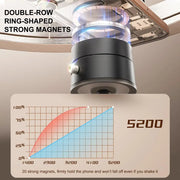 Foldable car mount vacuum suction cup car navigation mount double-sided magnetic suction lazy phone holder