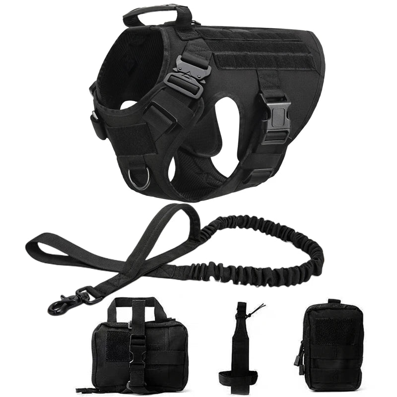Tactical No-Pull Dog Harness for Large Dogs