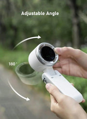 Portable Mini Handheld Fan USB Rechargeable Long Battery Life 3-in-1 Personal Turbo Cooling Fan for Outdoor, Travel, Office
