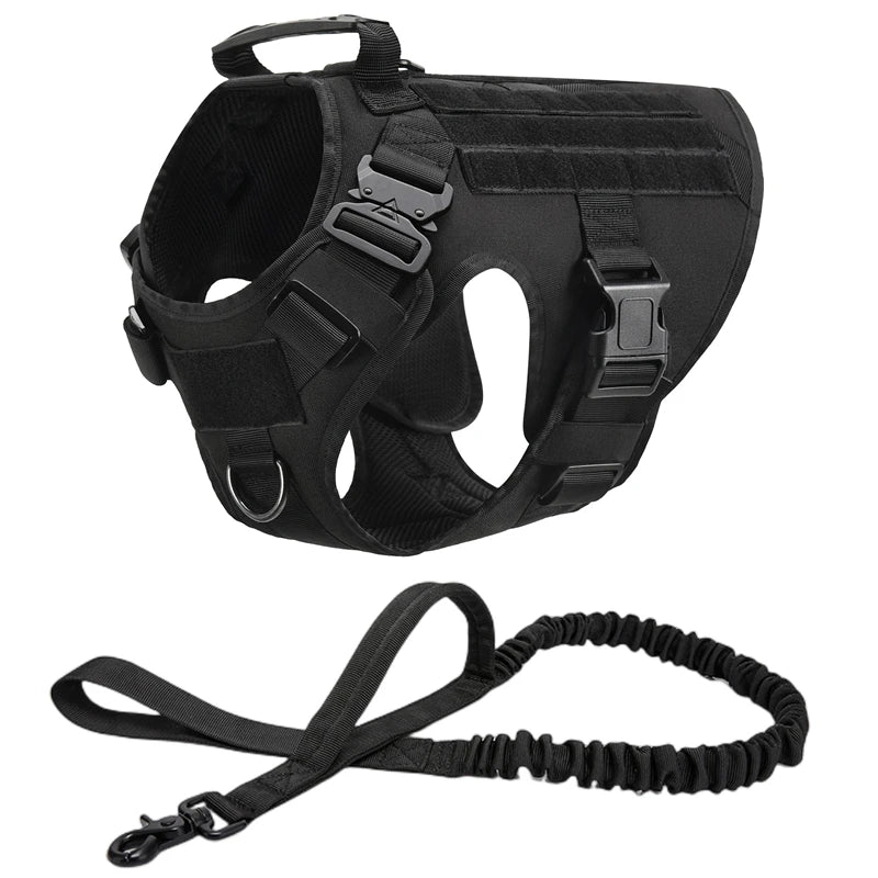 Tactical No-Pull Dog Harness for Large Dogs