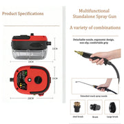 110V High Pressure Steam Cleaner With Multi Nozzles, Portable Handheld Steamer For Kitchen, Car, Bathroom Tile Grout Cleaning