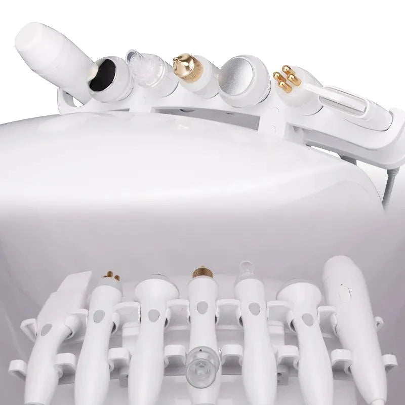 New 7 In 1 Smart Ice Blue Hydra oxyge Dermabrasion Facial Mahcine Skin Cleaning Skin Analyzer Dermabrasion Facial Aquafacial