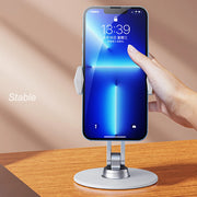 Desk Alloy Aluminum Clip Phone Stand Cellphone Mobile Phone Holder Telephone Support Bracket Accessories for iPhone Xiaomi 12 13