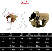 Tactical No-Pull Dog Harness for Large Dogs
