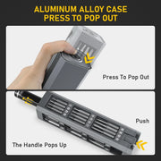 Galacok S6 Max Precision Electric Screwdriver Set with 42 Magnetic Bits 5 Torque Settings Mini Power Tools for IPhone Camera PC