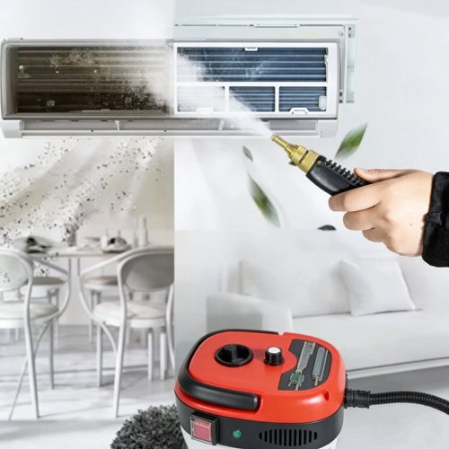 110V High Pressure Steam Cleaner With Multi Nozzles, Portable Handheld Steamer For Kitchen, Car, Bathroom Tile Grout Cleaning