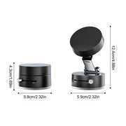 Foldable car mount vacuum suction cup car navigation mount double-sided magnetic suction lazy phone holder