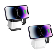 4 In 1 Foldable Wireless Charger With Nightlight For iPhone 15 Pro Max 15 Plus 14 13 12 Series Apple Watch 9 8 7 AirPods Pro 2