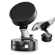 Foldable car mount vacuum suction cup car navigation mount double-sided magnetic suction lazy phone holder