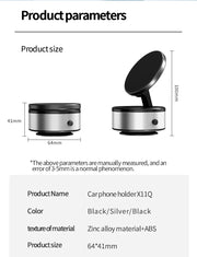 Intelligent Mobile Phone Holder Double-Sided Car Mount Magnetic Universal Adsorption Bracket Vacuum Adsorption Stable For Phone