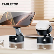 Foldable car mount vacuum suction cup car navigation mount double-sided magnetic suction lazy phone holder