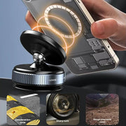 Magnetic Car Mount Mobile Phone Holder Magnetic Black Technology Universal Suction Cup Holder Vacuum Adsorption Stable Mount