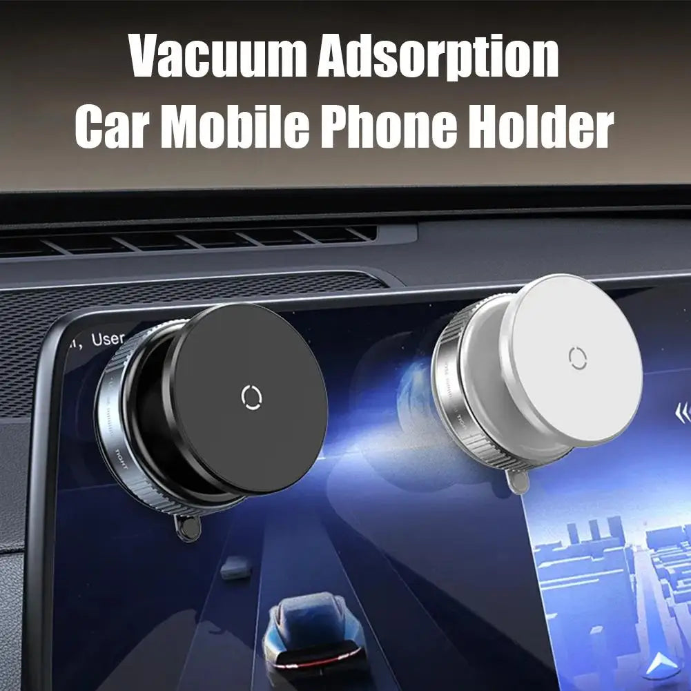 Magnetic Car Mount Mobile Phone Holder Magnetic Black Technology Universal Suction Cup Holder Vacuum Adsorption Stable Mount
