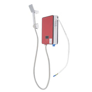 Instant Electric Water Heater 6500W 220V Wall Mounted Waterproof LED Display for Bathroom Shower Kitchen Hot Water Modern Red