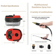 110V High Pressure Steam Cleaner With Multi Nozzles, Portable Handheld Steamer For Kitchen, Car, Bathroom Tile Grout Cleaning