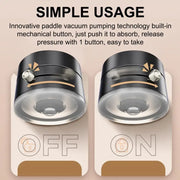 Foldable car mount vacuum suction cup car navigation mount double-sided magnetic suction lazy phone holder