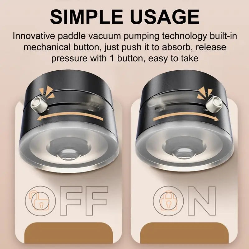 Foldable car mount vacuum suction cup car navigation mount double-sided magnetic suction lazy phone holder