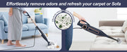 VM6 Steam Mop Cleaner with Rotating Mop Pads 1300W Powerful Floor Steamer 10 in 1 Lightweight Spin Mop High Temperature with Steam Blaster Technology LED Headlights for Home Hardwood Marble Floors
