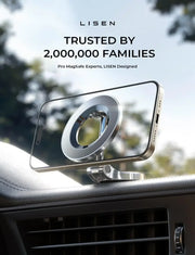 LISEN for MagSafe Car Mount 360° Rotation Magnetic Phone Holder for Car for IPhone 15 14 13 12 Pro Max Plus Mini MagSafe Cases