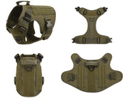 Tactical No-Pull Dog Harness for Large Dogs