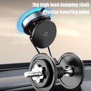 Magnetic Car Mount Mobile Phone Holder Magnetic Black Technology Universal Suction Cup Holder Vacuum Adsorption Stable Mount