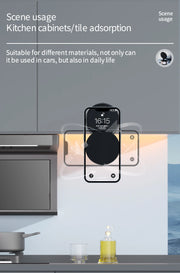 Intelligent Mobile Phone Holder Double-Sided Car Mount Magnetic Universal Adsorption Bracket Vacuum Adsorption Stable For Phone