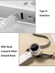 Portable Mini Handheld Fan USB Rechargeable Long Battery Life 3-in-1 Personal Turbo Cooling Fan for Outdoor, Travel, Office