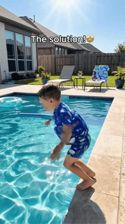 The Starter Suit - swimming demonstration