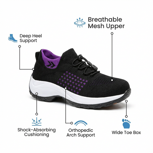 Maxtiz comfort shoe support features