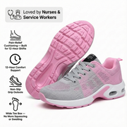 Maxtiz Pro 12-hour shift comfort shoes - Pink / Gray