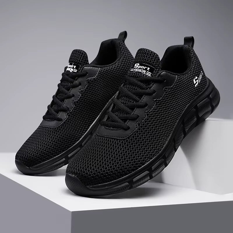 Men's Lightweight Breathable Mesh Tennis Sneakers - Casual & Running Shoes