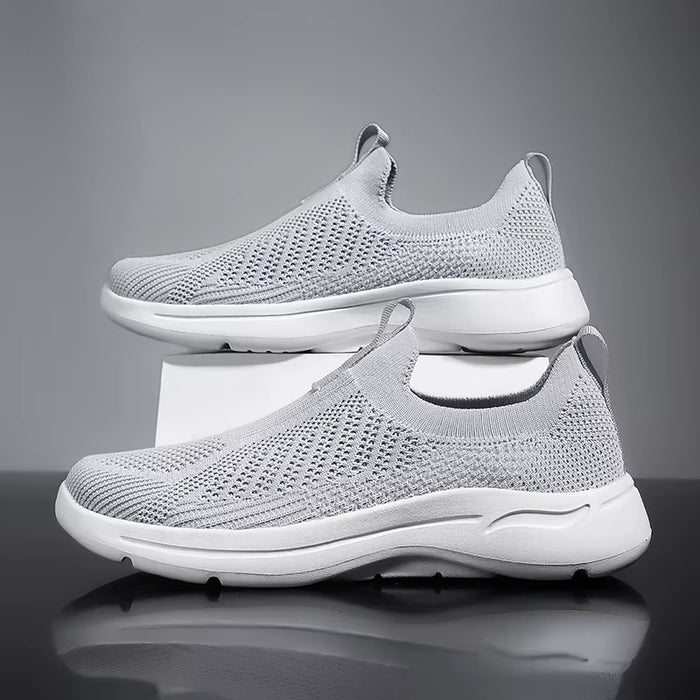 Men's Lightweight Slip-On Sneakers - Breathable & Casual Outdoor Shoes