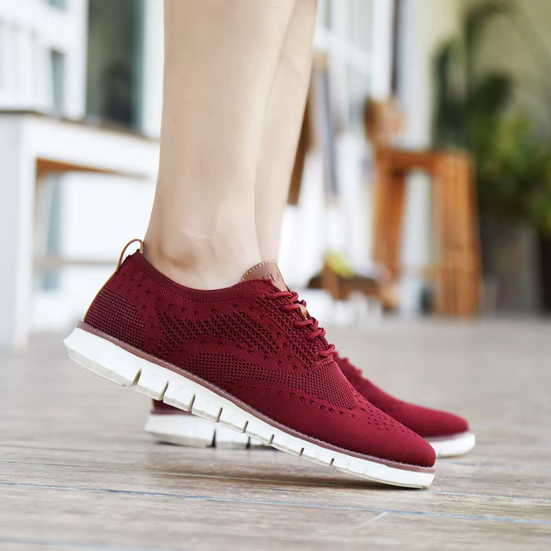 Men's Lightweight Breathable Mesh Sneakers - Stylish & Comfortable