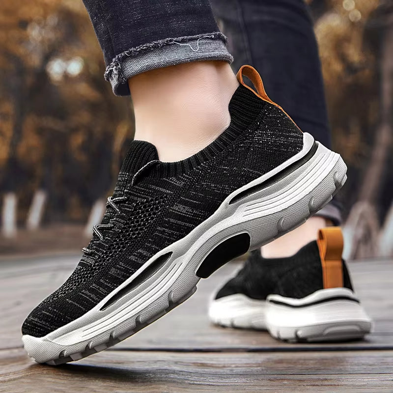 Men's Lightweight Breathable Mesh Sneakers - Casual & Comfortable