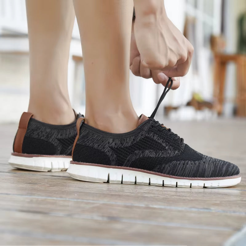 Men's Lightweight Breathable Mesh Sneakers - Stylish & Comfortable