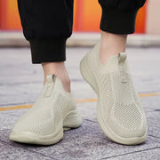 Men's Lightweight Slip-On Sneakers - Breathable & Casual Outdoor Shoes
