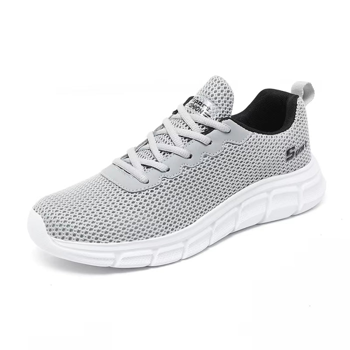 Men's Lightweight Breathable Mesh Tennis Sneakers - Casual & Running Shoes