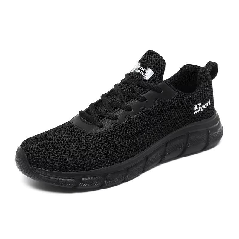 Men's Lightweight Breathable Mesh Tennis Sneakers - Casual & Running Shoes