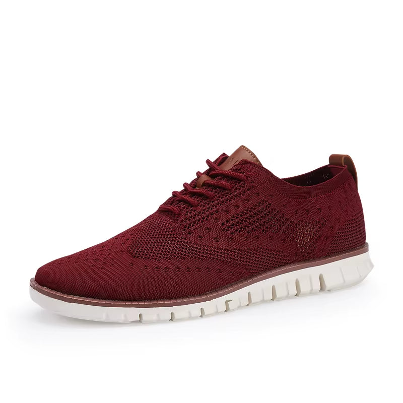 Men's Lightweight Breathable Mesh Sneakers - Stylish & Comfortable